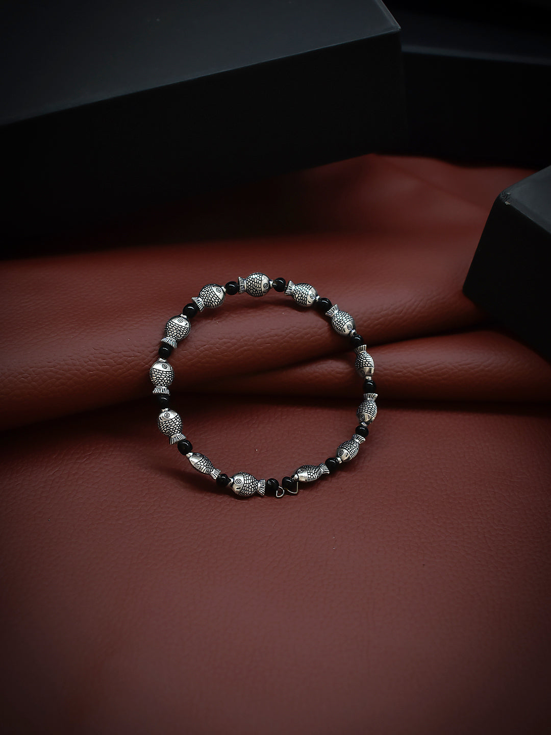 Fish Design German Silver Bangle