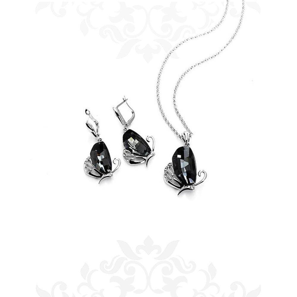 American Diamond Pendant Set