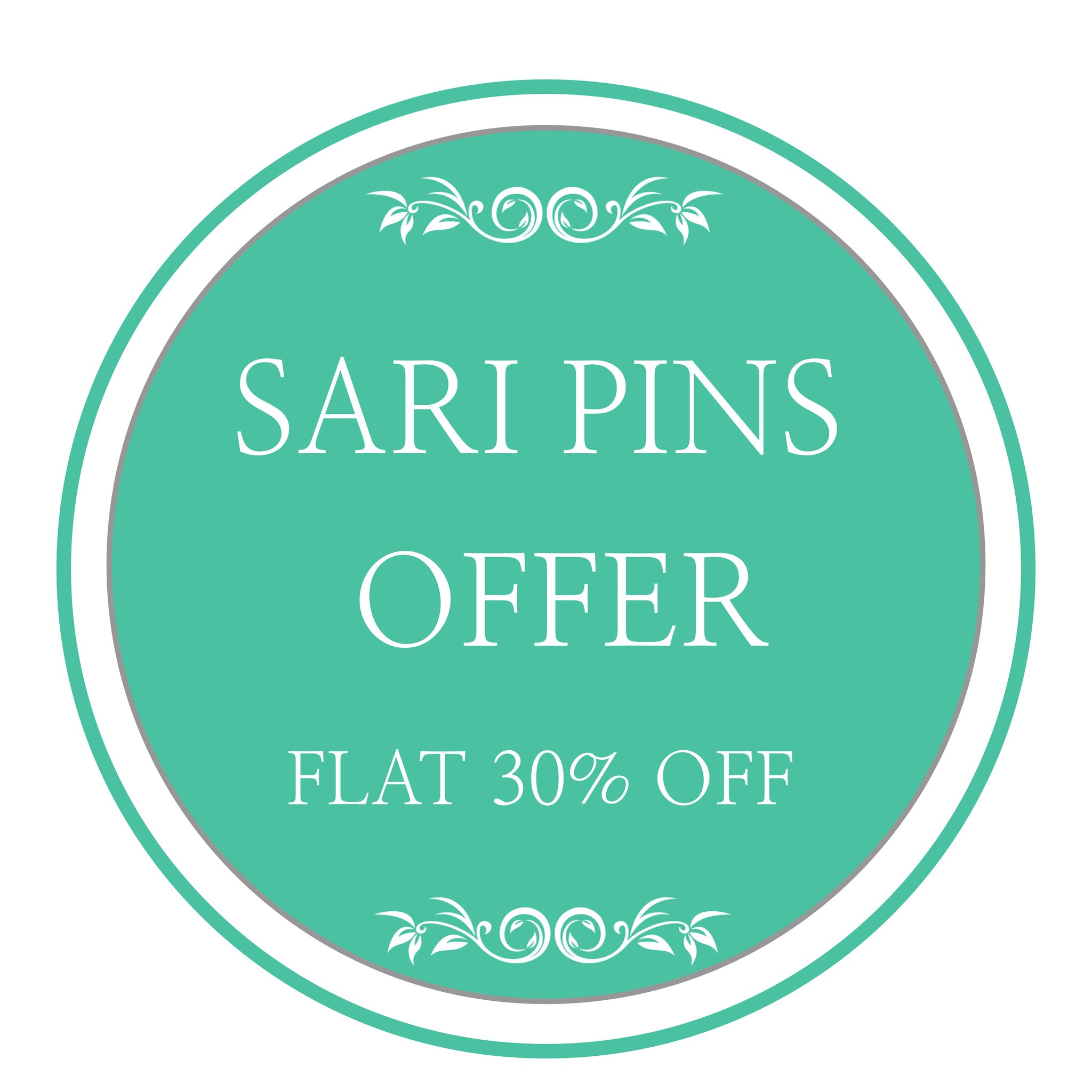 Saree Pins - Flat 30% OFF