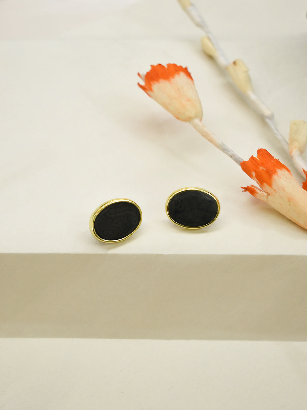 Circular Design  Brass Earring